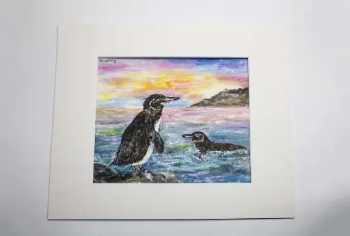 Penguins Watercolor